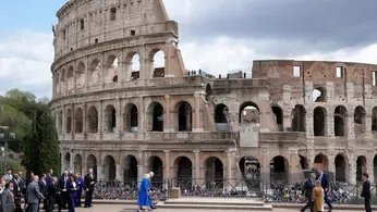 UK Royals Meet Italy's President and Enjoy a Special Tour of Rome's Colosseum
