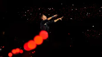 Coldplay's jumbotron captures — what exactly? The internet has its theories